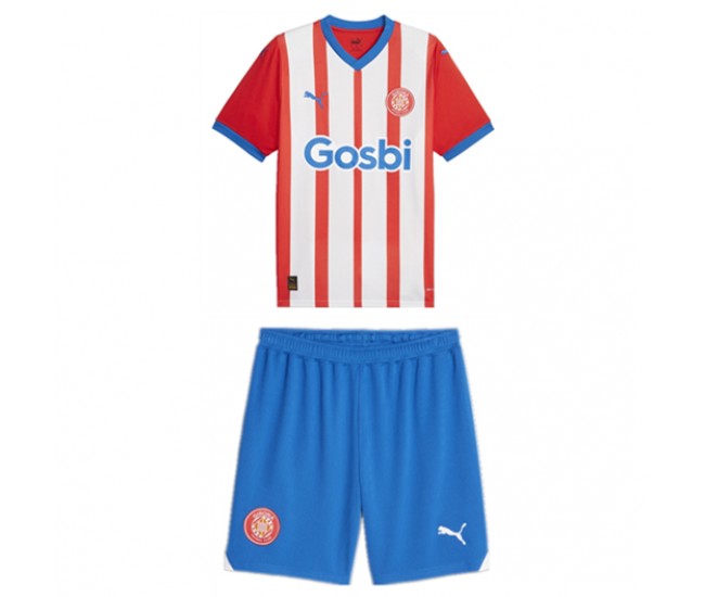 Girona FC Kids Home Soccer Kit 2023