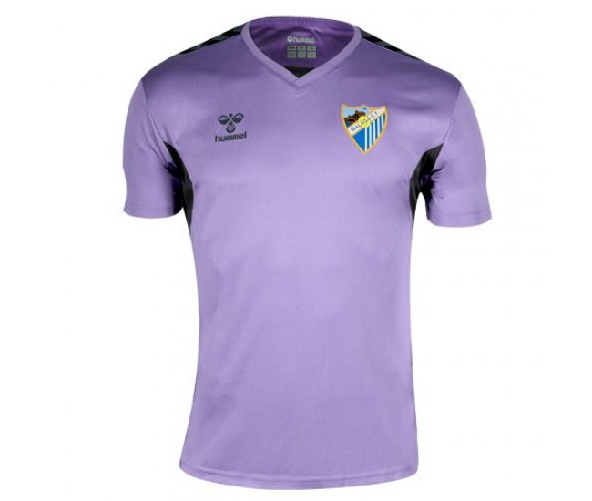 Málaga CF Mens Purple Goalkeeper Soccer Jersey 2023