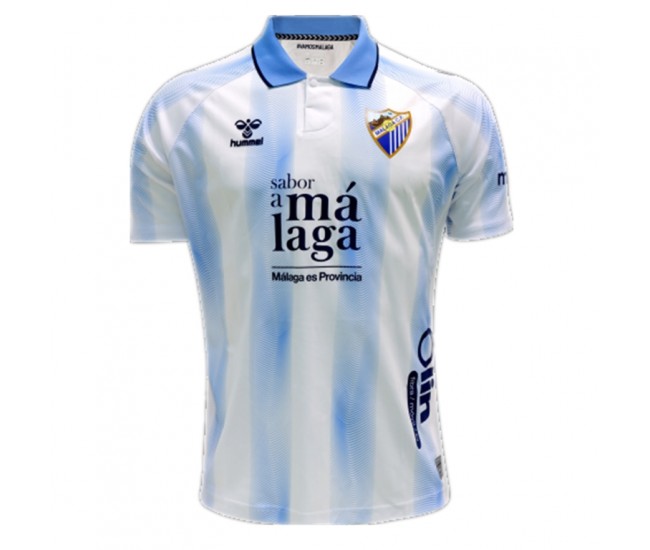 Málaga CF Mens Home Soccer Jersey 2023