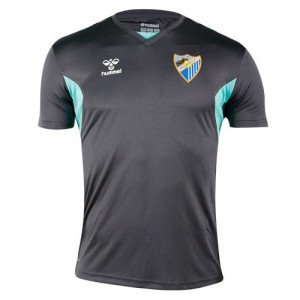 Málaga CF Mens Grey Training Soccer Jersey 2023