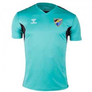 Málaga CF Mens Turquoise Training Soccer Jersey 2023