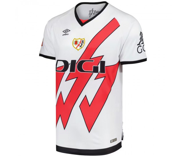 Rayo Vallecano Madrid Adult Home Soccer Jersey 2024