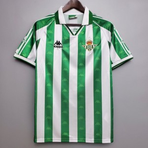 Real Betis Men Home Retro Soccer Jersey 1995