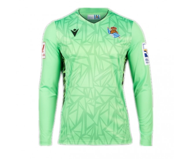 Real Sociedad Mens Long Sleeve Goalkeeper Soccer Jersey 2023