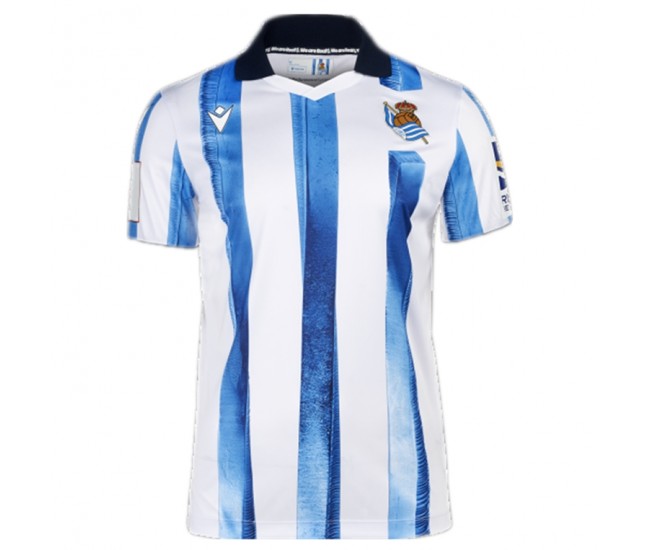 Real Sociedad Mens Home Soccer Jersey 2023