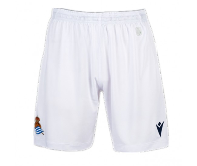 Real Sociedad Mens Home Soccer Shorts 2023