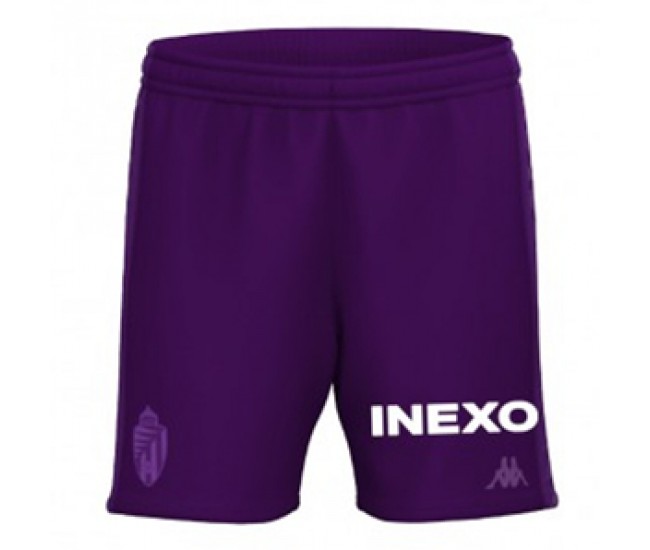 Real Valladolid Mens Away Soccer Shorts 2023