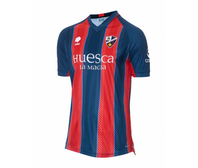 SD Huesca Mens Home Soccer Jersey 2023