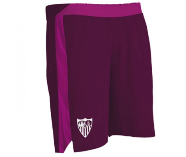 Sevilla Mens Purple Training Soccer Shorts 2023