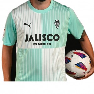 Sporting de Gijón Mens Away Soccer Jersey 2023