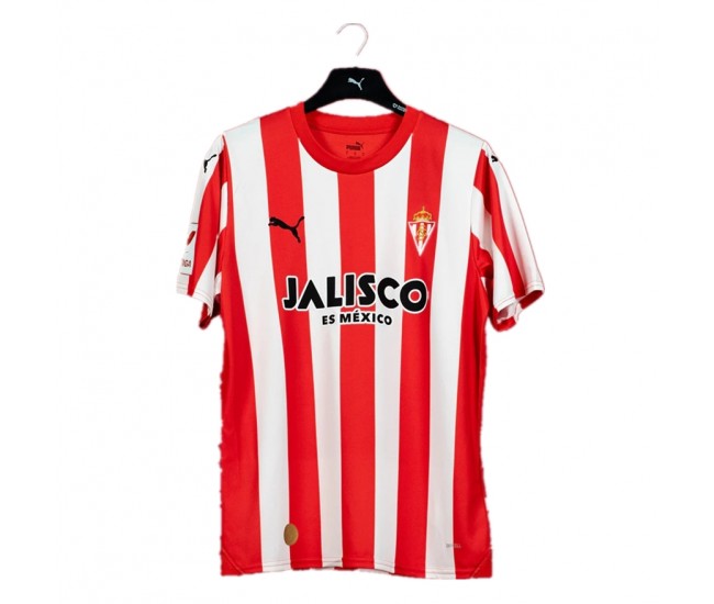 Sporting de Gijón Mens Home Soccer Jersey 2023