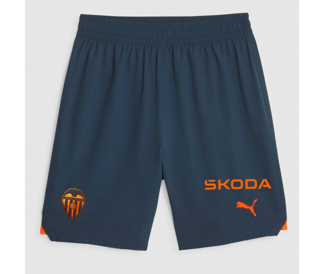 Valencia CF Mens Away Soccer Shorts 2023