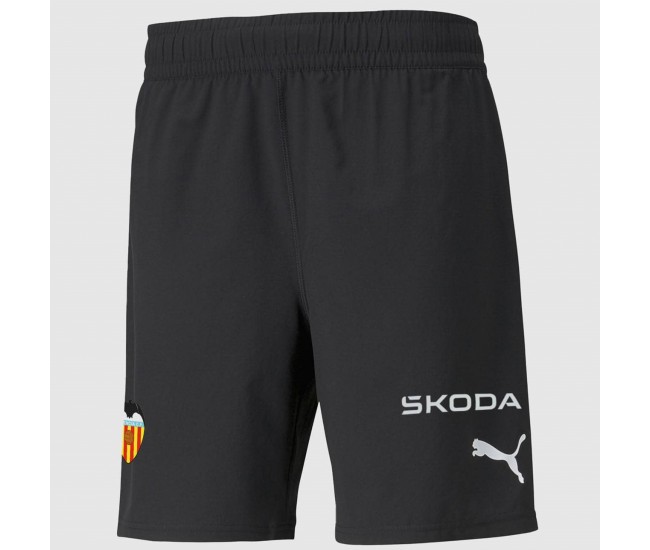 Valencia CF Mens Black Goalkeeper Soccer Shorts 2023