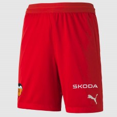 Valencia CF Mens Red Goalkeeper Soccer Shorts 2023