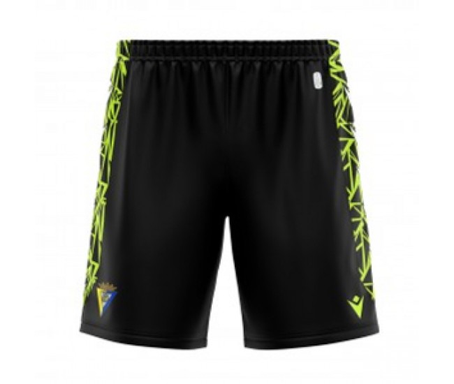 Cádiz CF Mens Black Goalkeeper Soccer Shorts 2023