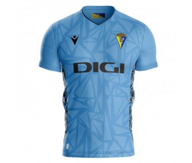 Cádiz CF Mens Sky Blue Goalkeeper Soccer Jersey 2023