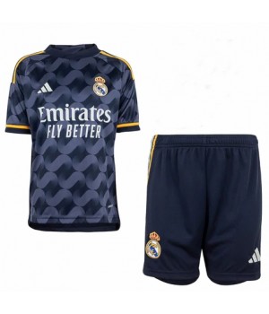 Real Madrid Kids Away Soccer Kit 2023