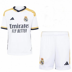 Real Madrid Kids Home Soccer Kit 2023