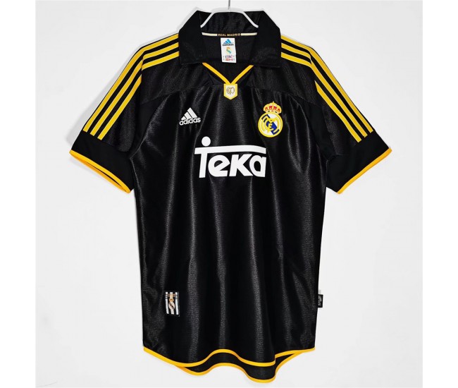 Real Madrid Men Away Retro Soccer Jersey 1999