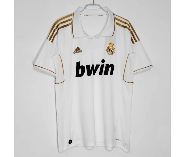 Real Madrid Men Home Retro Soccer Jersey 2011