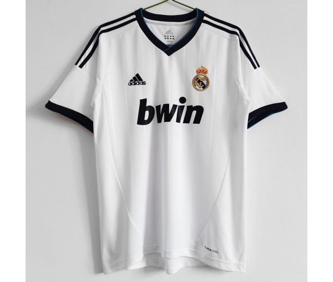 Real Madrid Men Home Retro Soccer Jersey 2012