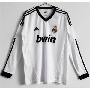 Real Madrid Long Sleeve Home Retro Jersey 2012