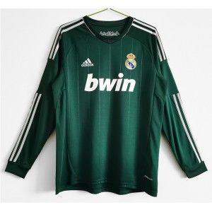 Real Madrid Men Long Sleeve Third Retro Soccer Jersey 2012