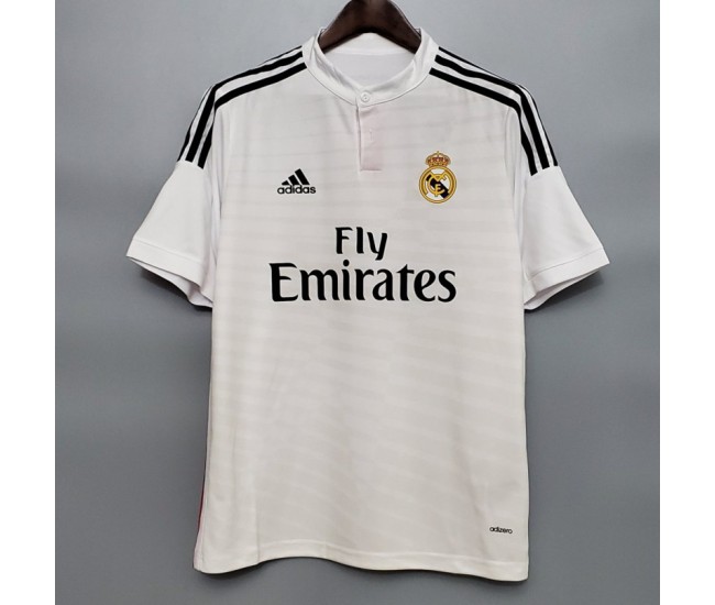 Real Madrid Men Home Retro Soccer Jersey 2014