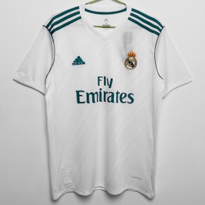 Real Madrid Men Home Retro Soccer Jersey 2017