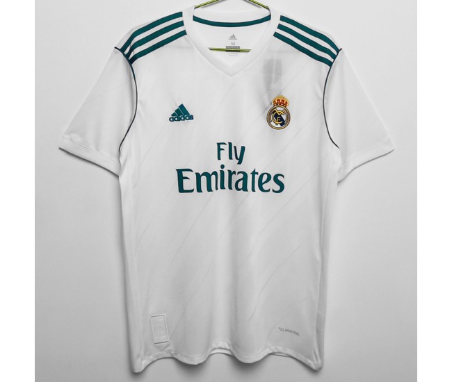 Real Madrid Men Home Retro Soccer Jersey 2017