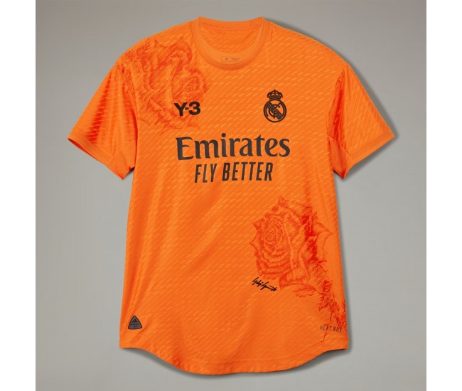 Real Madrid Men's Orange Fourth Soccer Jersey 2023