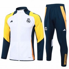 Real Madrid White Training Presentation Soccer Tracksuit 2024