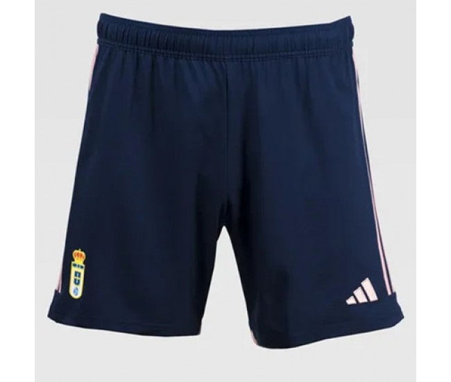 Real Oviedo Mens Away Soccer Shorts 2023