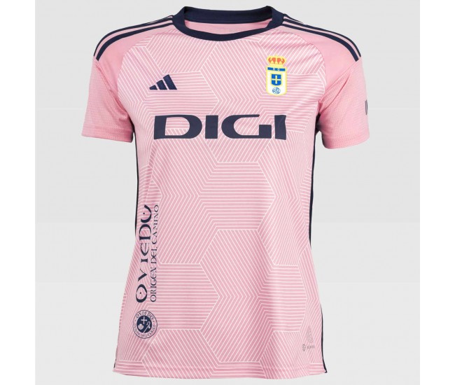 Real Oviedo Womens Away Soccer Jersey 2023