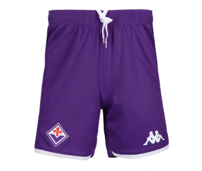 Fiorentina Mens Home Soccer Shorts 2023