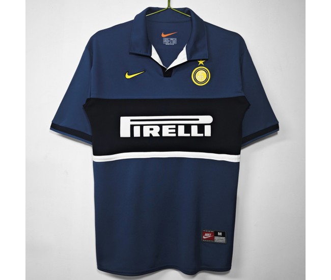 Inter Milan Men Third Retro Soccer Jersey 1998