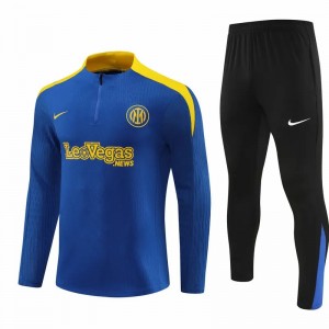 Inter Milan Blue Training Technical Soccer Tracksuit 2024