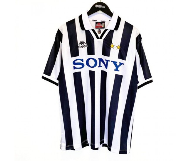 Juventus Men Home Retro Soccer Jersey 1995