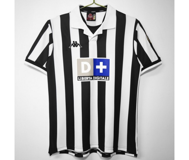 Juventus Men Home Retro Soccer Jersey 1998