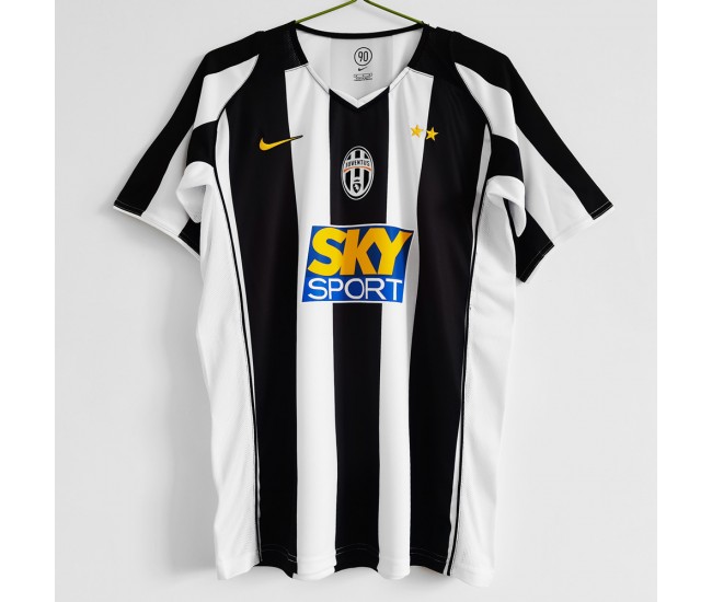 Juventus Men Home Retro Soccer Jersey 2004