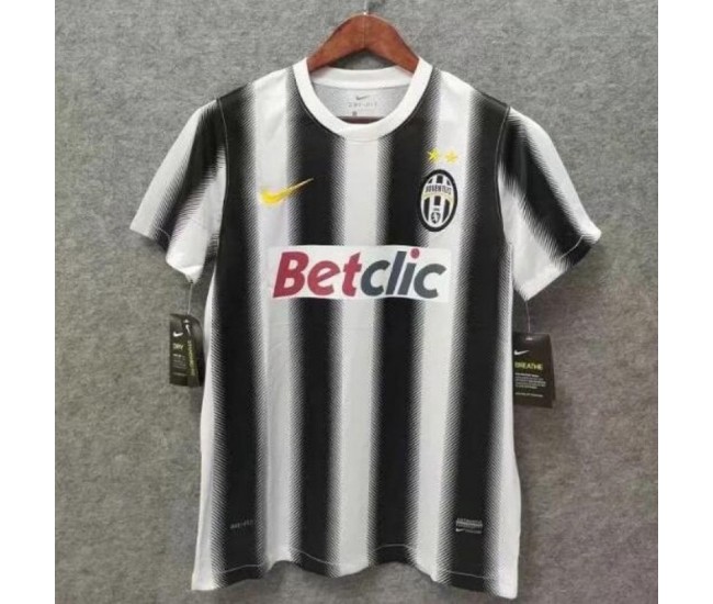 Juventus Men Home Retro Soccer Jersey 2011