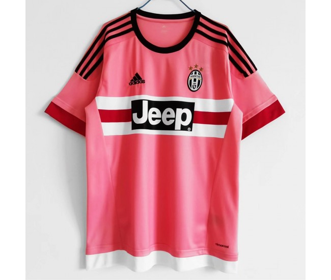 Juventus Men Away Retro Soccer Jersey 2015