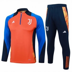 Juventus Orange Training Technical Soccer Tracksuit 2024