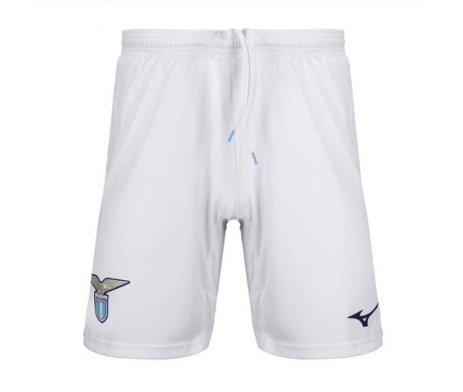 Lazio Mens Home Soccer Shorts 2023