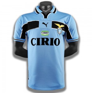 SS Lazio Men Home Retro Soccer Jersey 1998