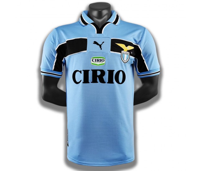 SS Lazio Men Home Retro Soccer Jersey 1998