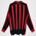 AC Milan Men Long Sleeve Home Retro Soccer Jersey 2006