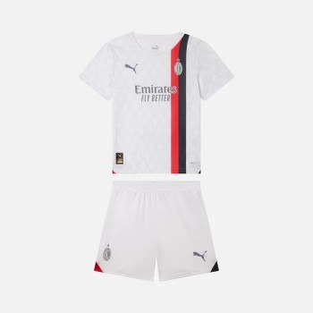 AC Milan Kids Away Soccer Kit 2024