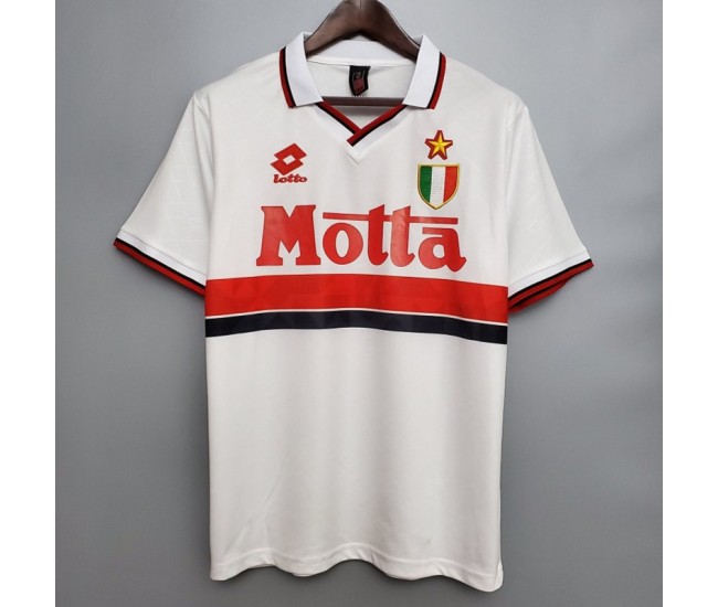 AC Milan Men Away Retro Soccer Jersey 1993