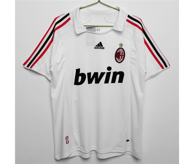 AC Milan Men Away Retro Soccer Jersey 2007